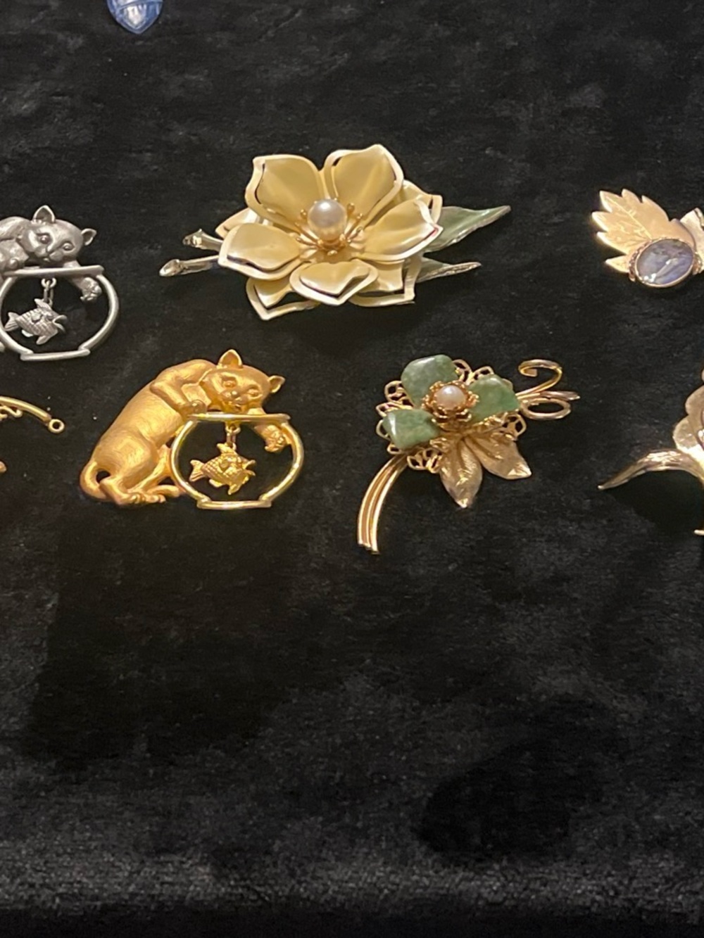 Vintage Brooch Collection Including JJ Jonette and Designer Look Alikes